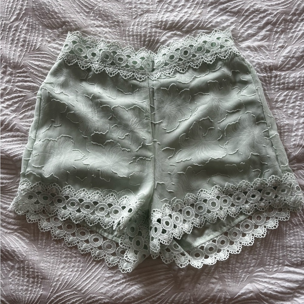 Francesca's Mint Green Skirt